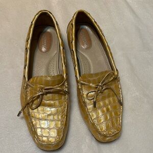 Sperry top sider mocasines, size 8M, Gold